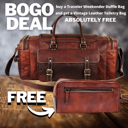 BOGO: Traveler Weekender Duffle Bag + FREE Toiletry Bag - The Tool Store