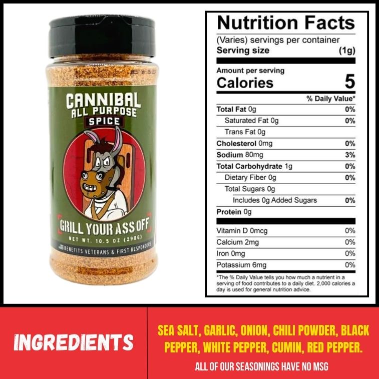 Cannibal All Purpose Spice™ - The Tool Store
