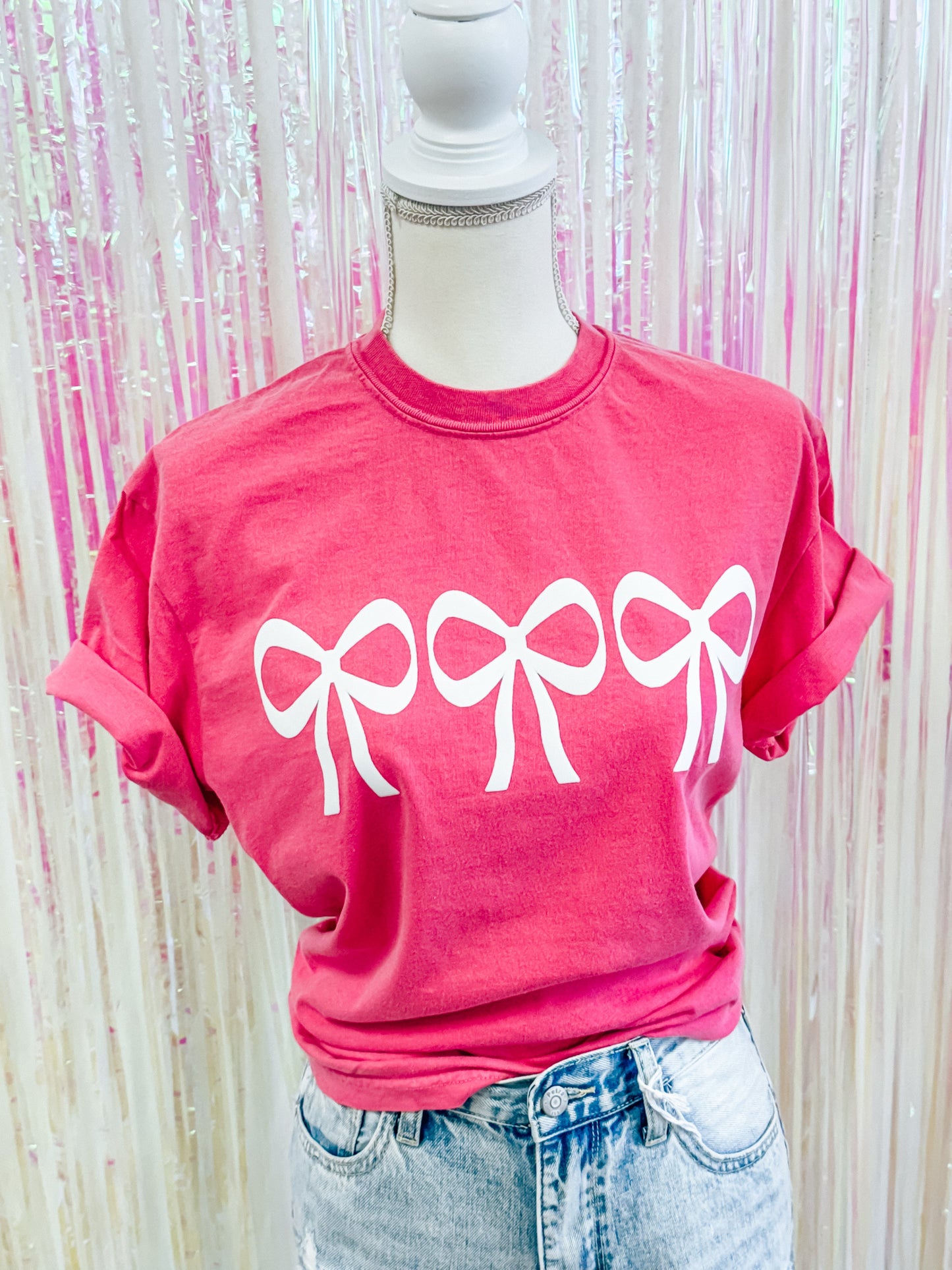 Bow Trio Puff Tee