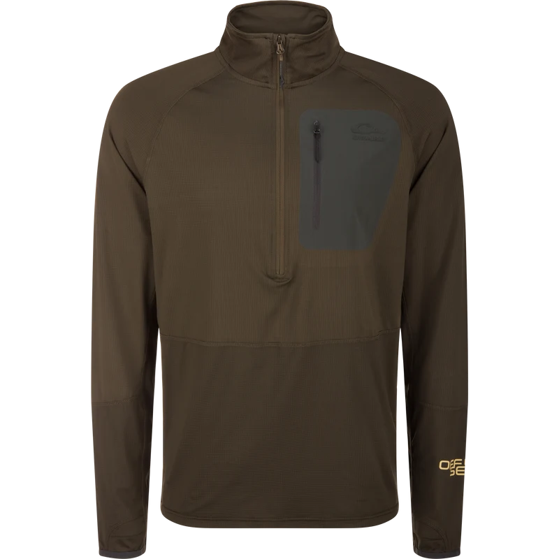 Drake EST Offset 1.0 Half Zip Pullover