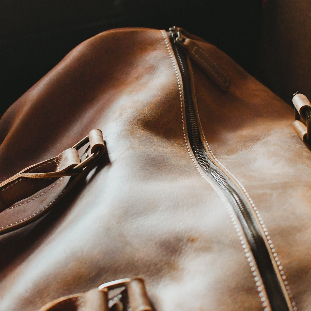 The Dagny Weekender | Large Leather Duffle Bag - The Tool Store