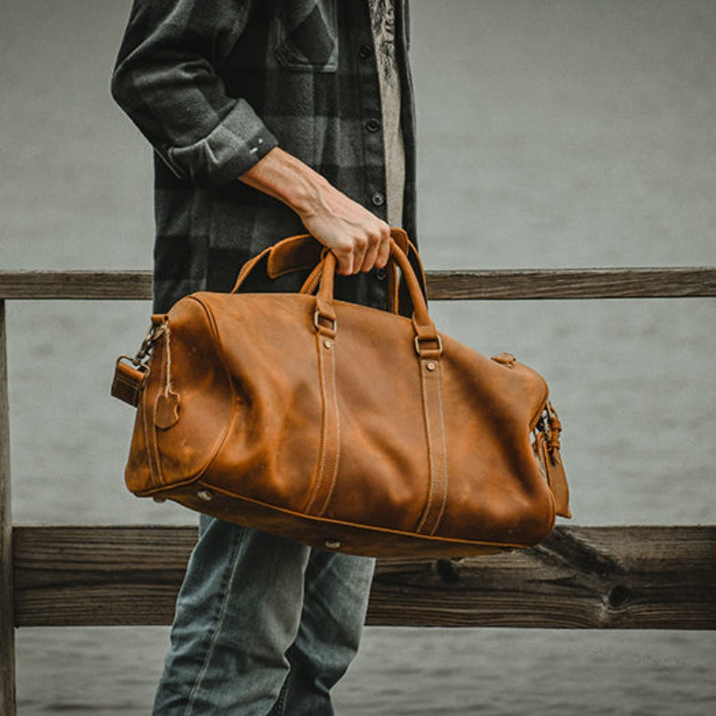 The Dagny Weekender | Large Leather Duffle Bag - The Tool Store