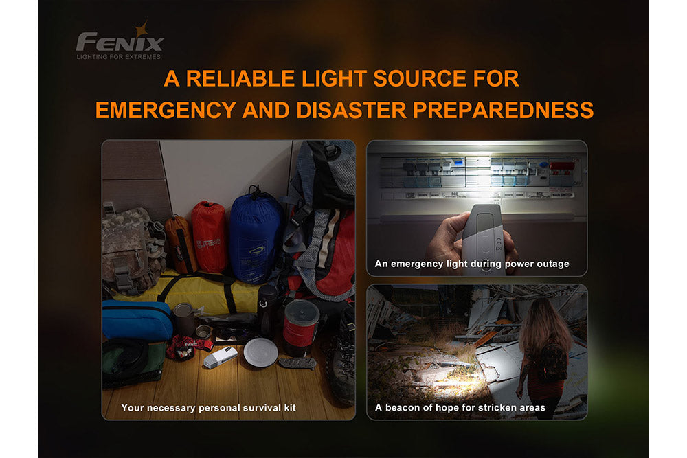 Fenix E-Star - Portable Self-powered Emergency LED Flashlight - The Tool Store