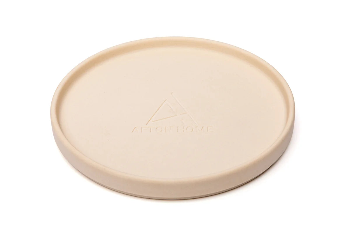 CERAMIC GALLERY CANDLE PLATE - Spiral Candle