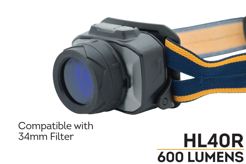 Fenix HL40R Focusable USB Rechargeable LED Headlamp - The Tool Store