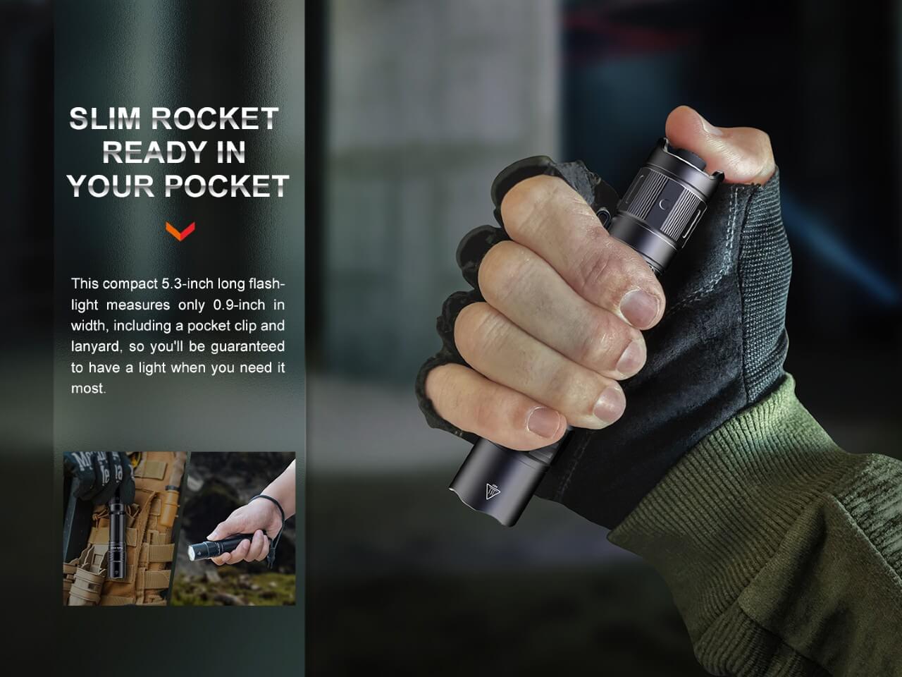 Fenix PD35R Compact Rechargeable Tactical Flashlight - The Tool Store