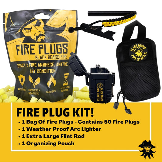 Black Beard Fire Plug Kit | Fire Starter Kit - The Tool Store