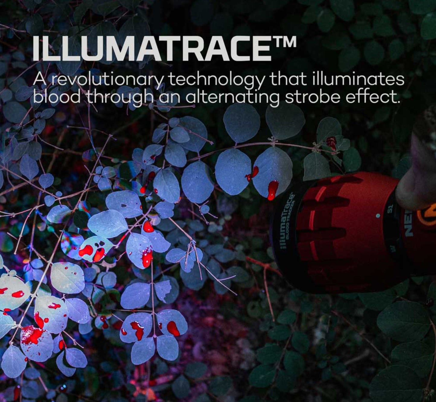 Nebo Illumatrace Blood Tracker Flashlight