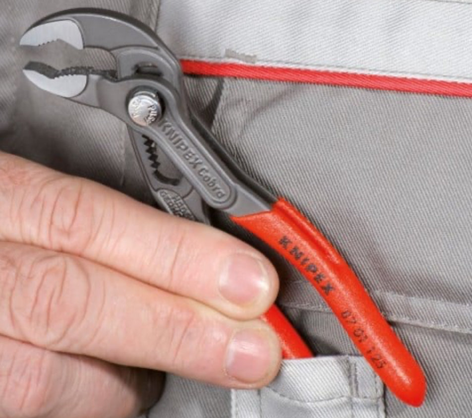 Knipex 5" Cobra® Water Pump Pliers 87 01 125 - The Tool Store