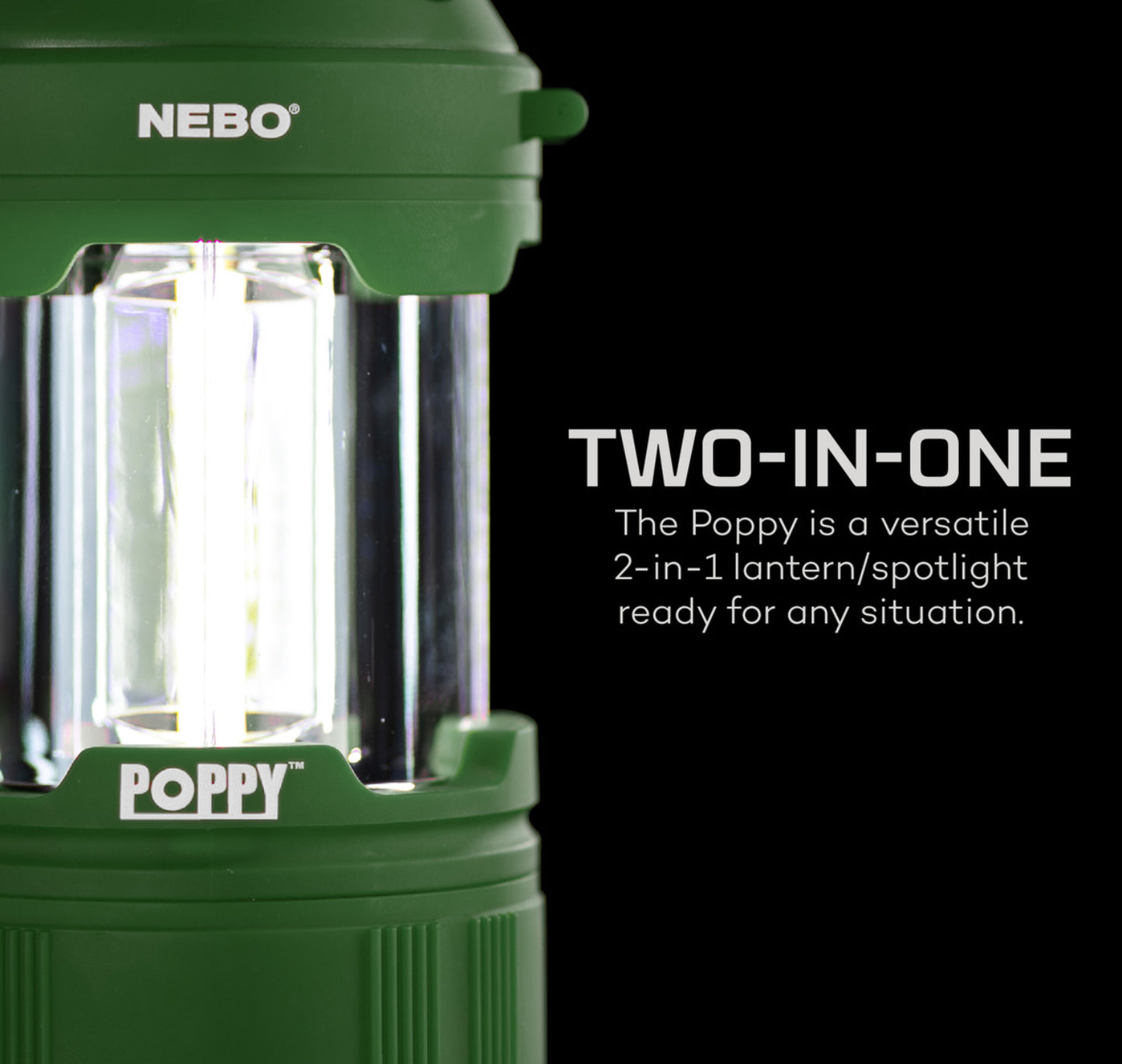 Nebo Poppy The Powerful 300 Lumen Lantern and Spot Light