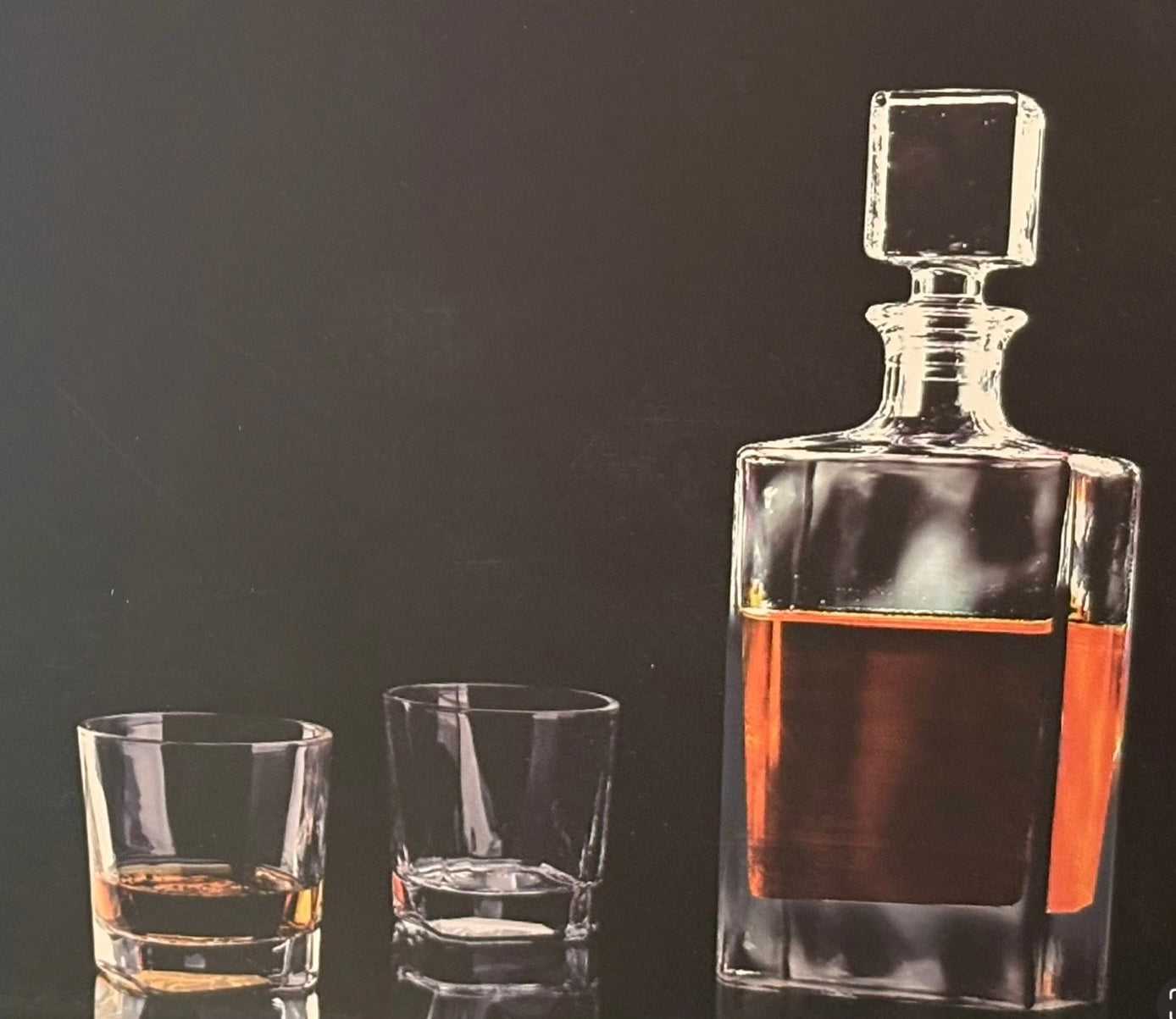 Customizable Barware Glass Decanter Set - The Tool Store