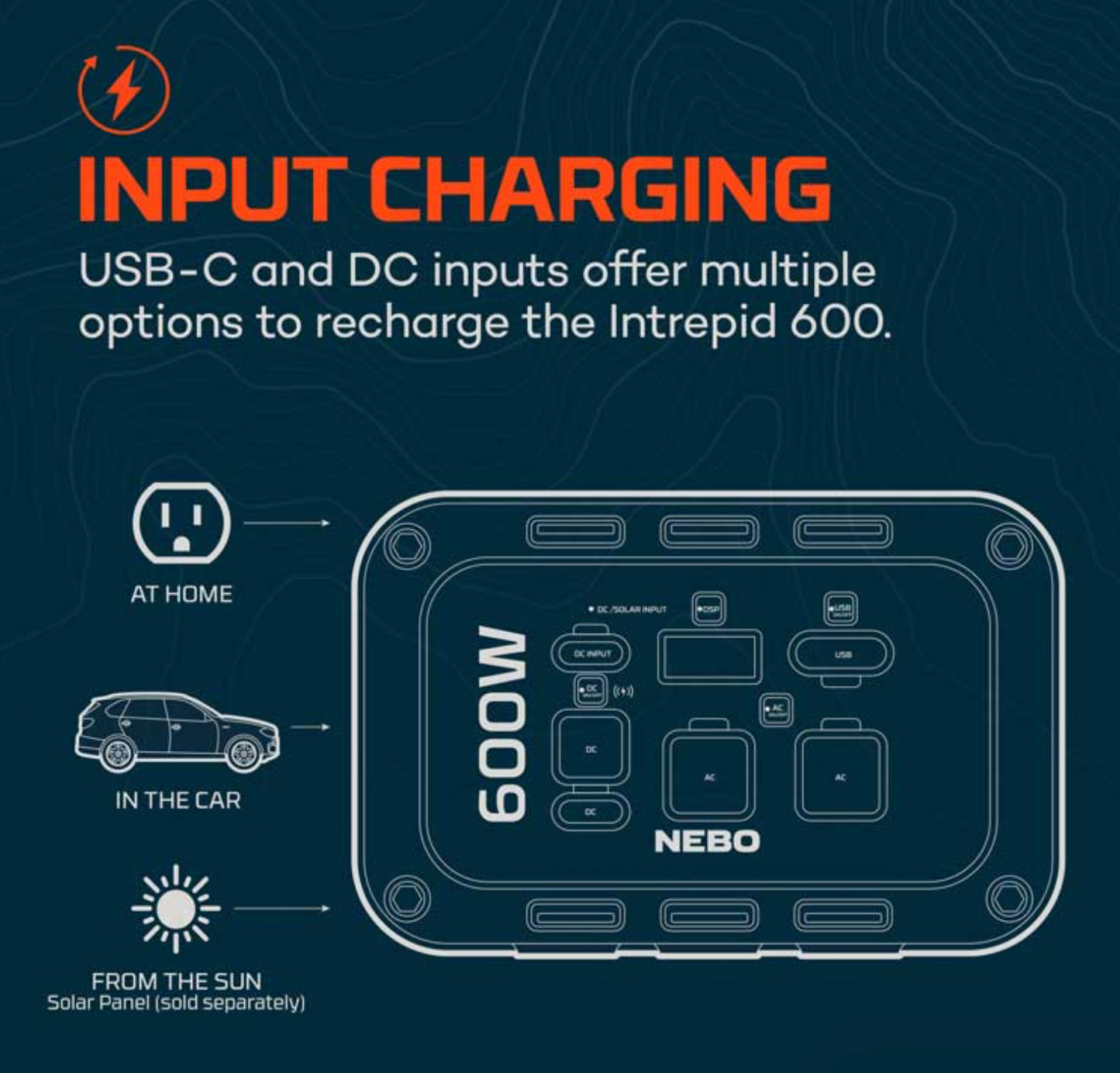 Intrepid 600 Power Station Empower Adventures. Rugged, Portable, Unstoppable Power!