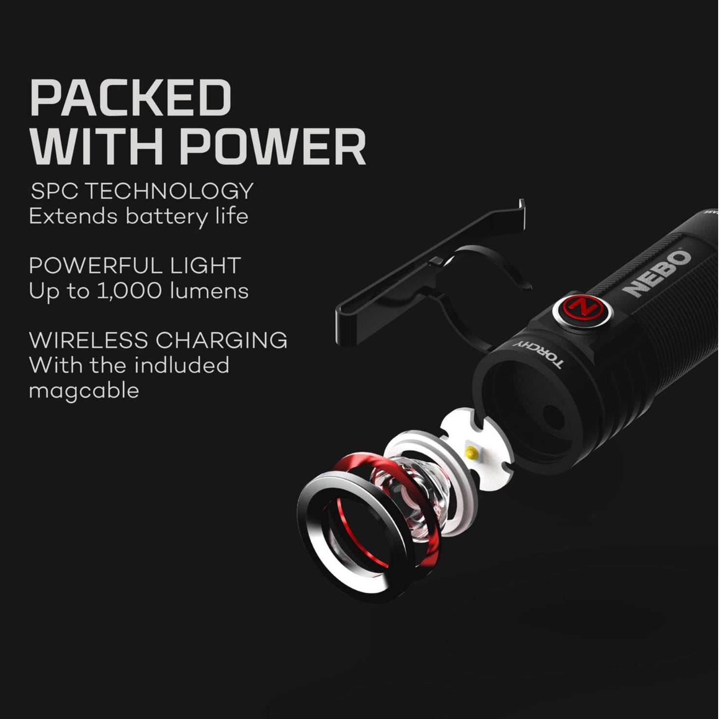 Nebo Torchy Rechargeable Flashlight