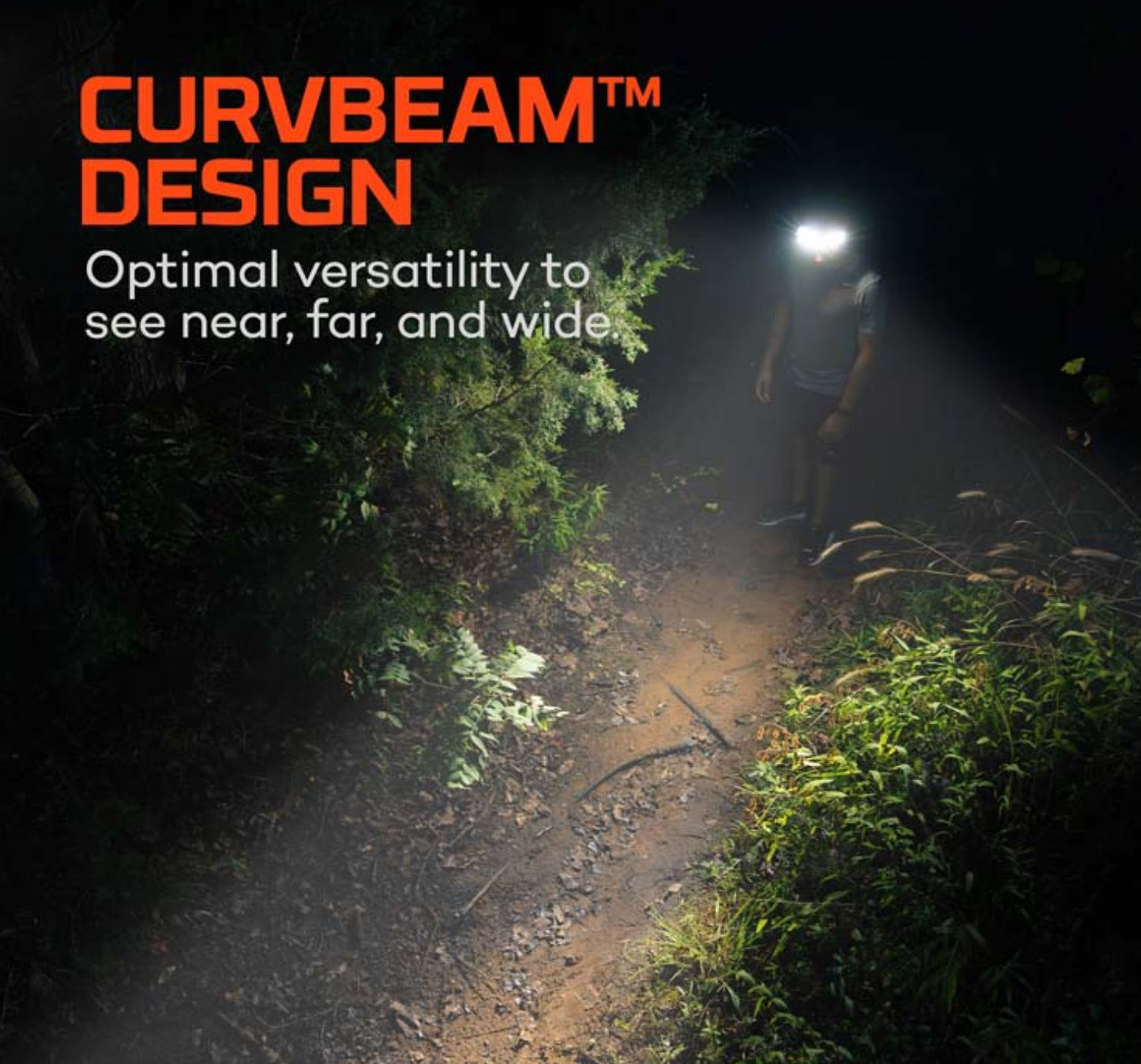 Nebo CurvBeam 600 Flex Headlamp Made for those on the move