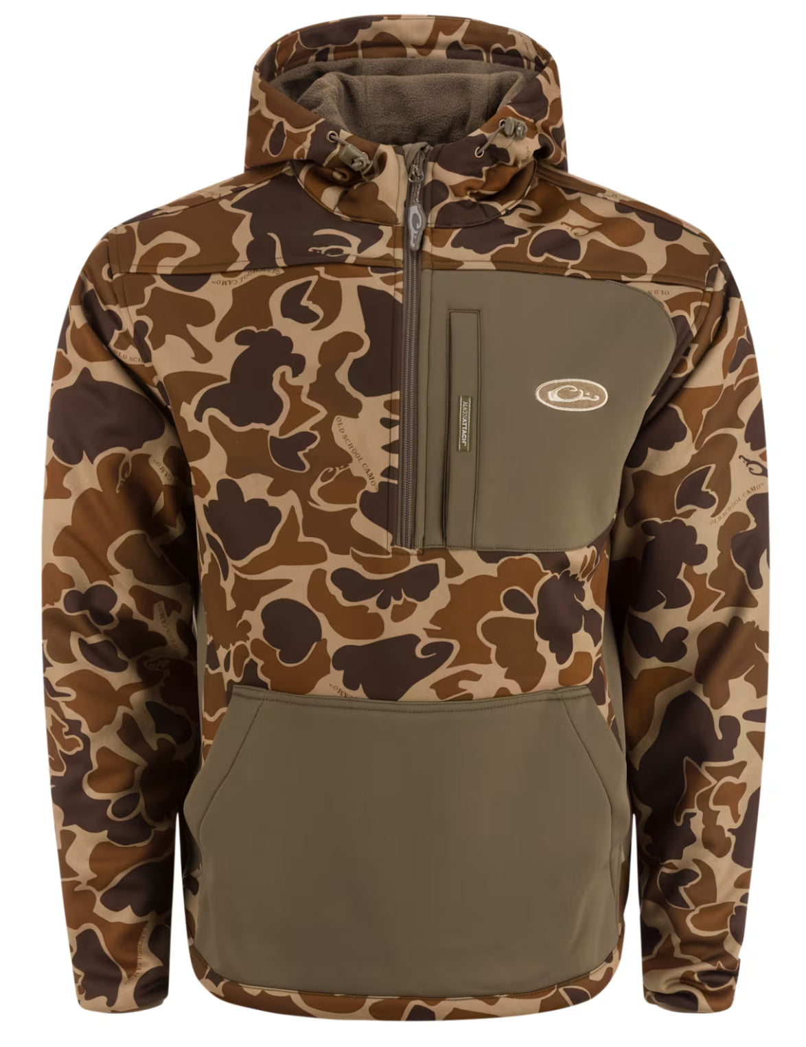 Drake MST Endurance Hoodie With Kangaroo Pouch - Old School Camo - The Tool Store