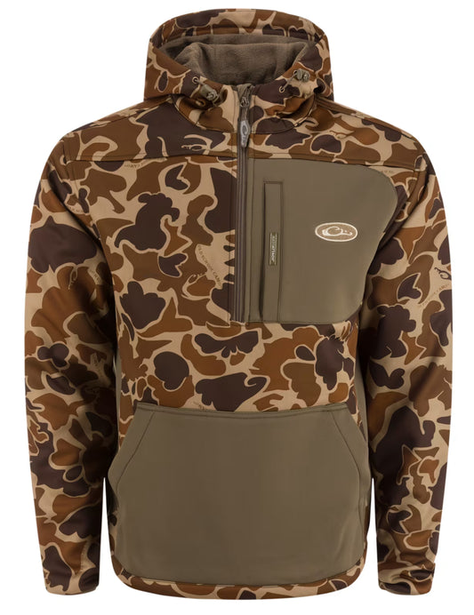 Drake MST Endurance Hoodie With Kangaroo Pouch - Old School Camo - The Tool Store