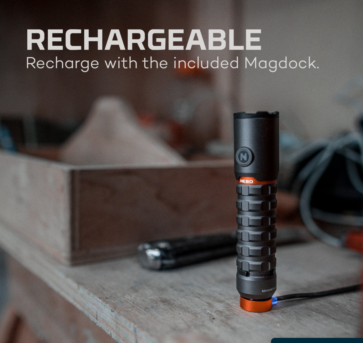 Nebo Rechargeable Torchy 2K Flashlight
