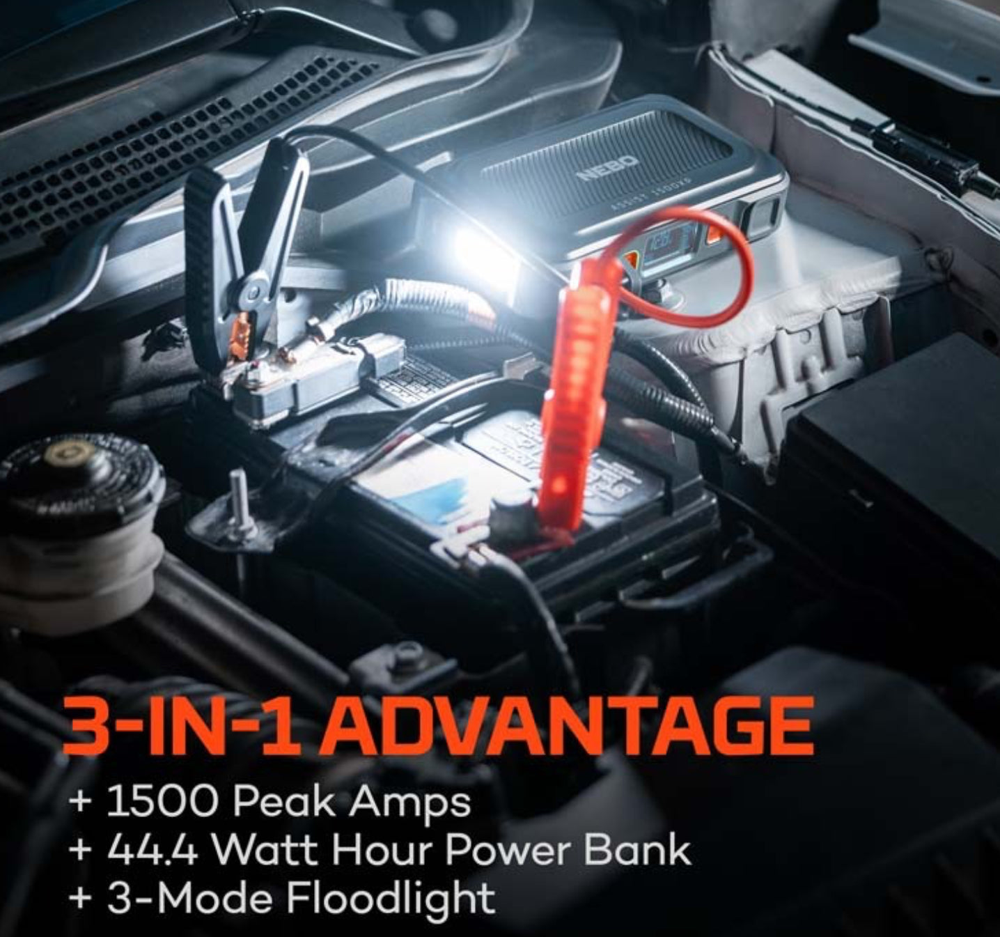 Nebo Assist 1500XP Jump Starter
1500 Peak Amps and a Backup Power Bank - The Tool Store