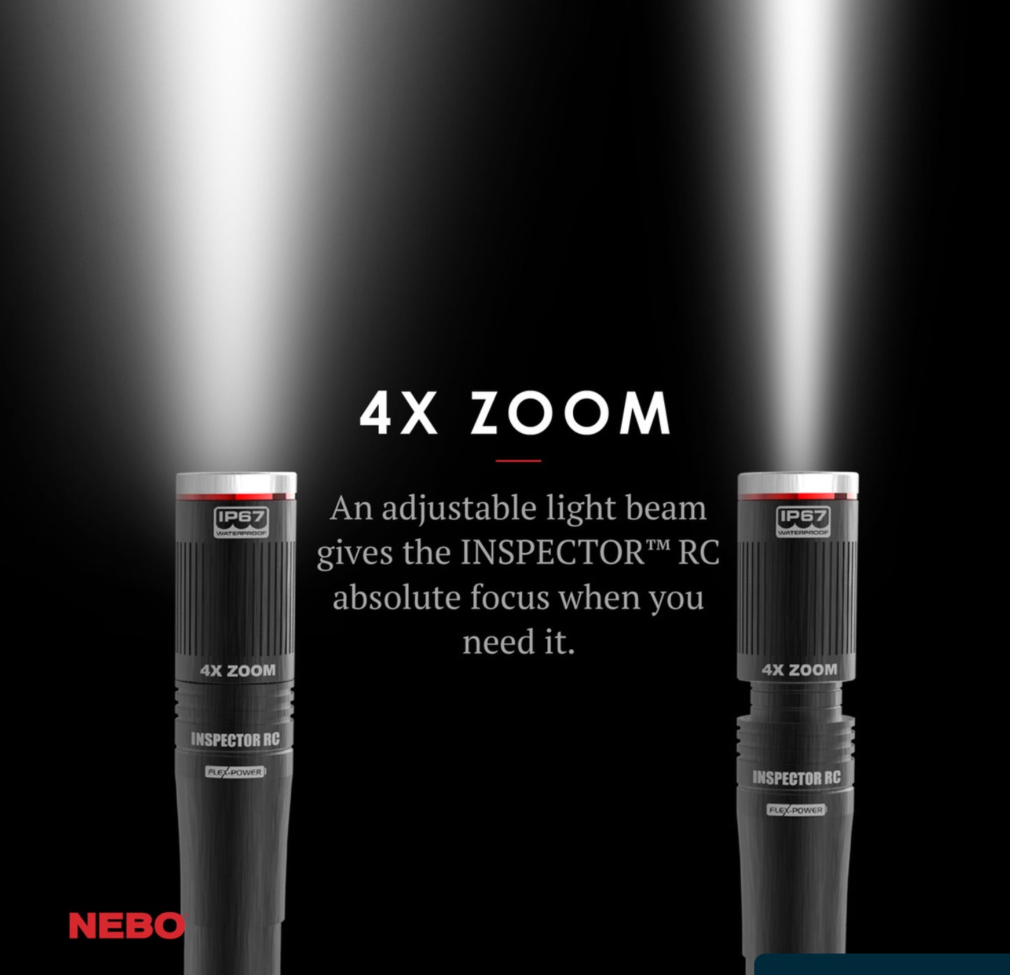 Nebo Inspector RC Pen Light  Rechargeable and Waterproof