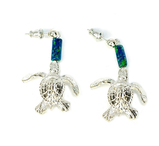 Ocean Theme Baby Sea Turtle Sea Life Earrings Bracelet & Necklace Available - The Tool Store