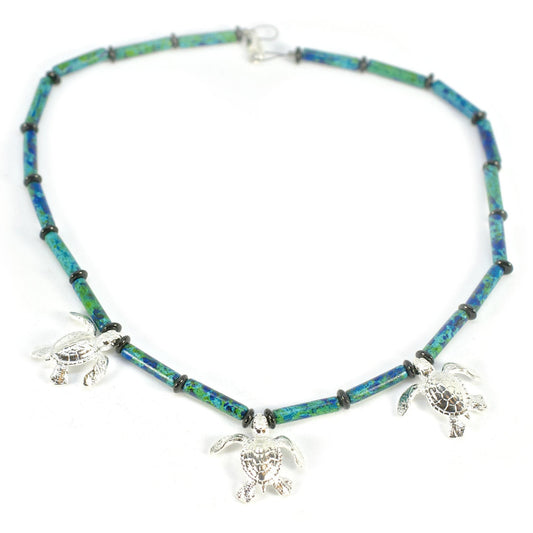 Ocean Theme Baby Sea Turtles Sea Life Charm Necklace - The Tool Store