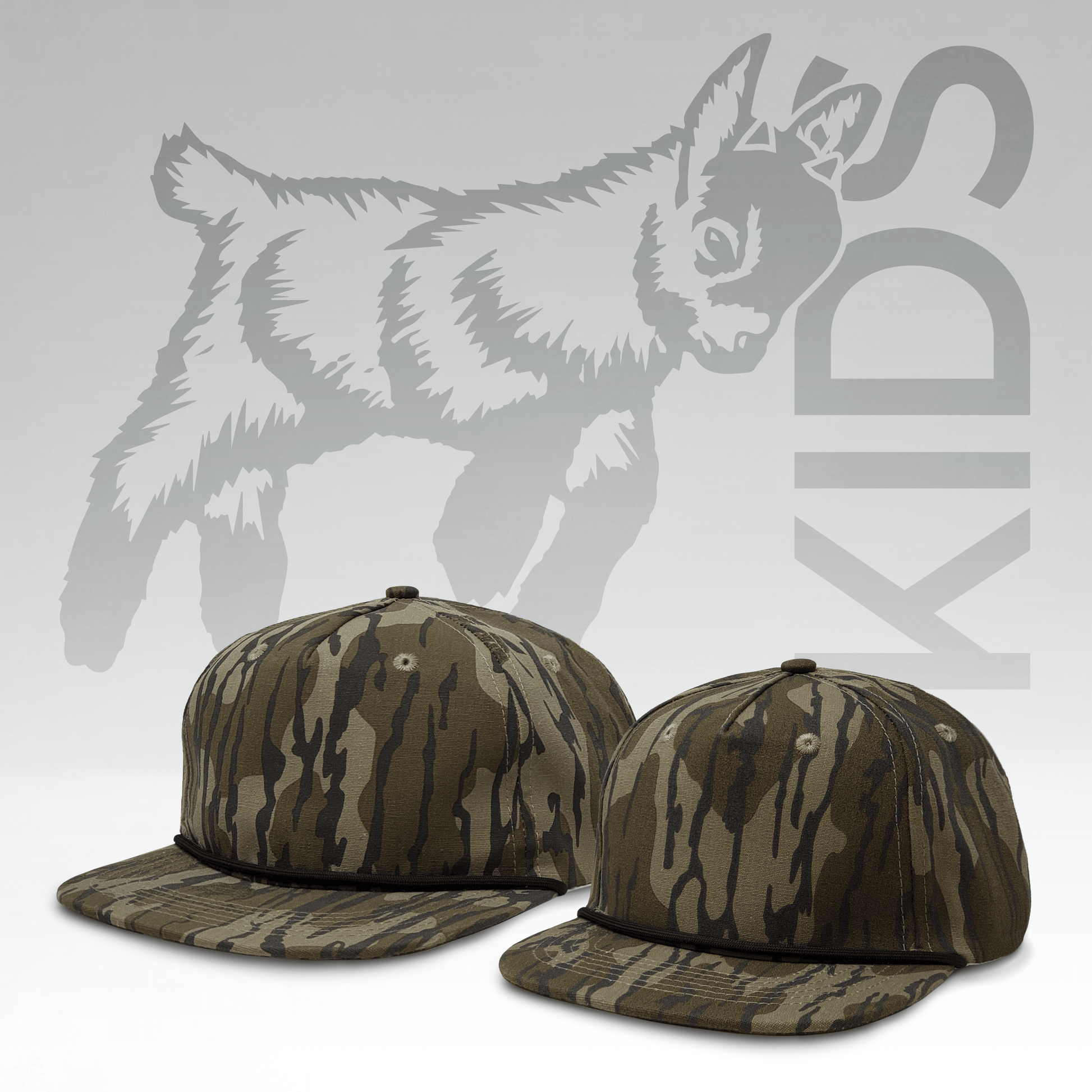 Lost Hat Co.- Kids Mossy Oak Bottomland Goat Rope - The Tool Store
