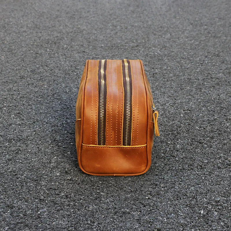 The Nomad Toiletry Bag | Genuine Leather Travel Toiletry Bag - The Tool Store