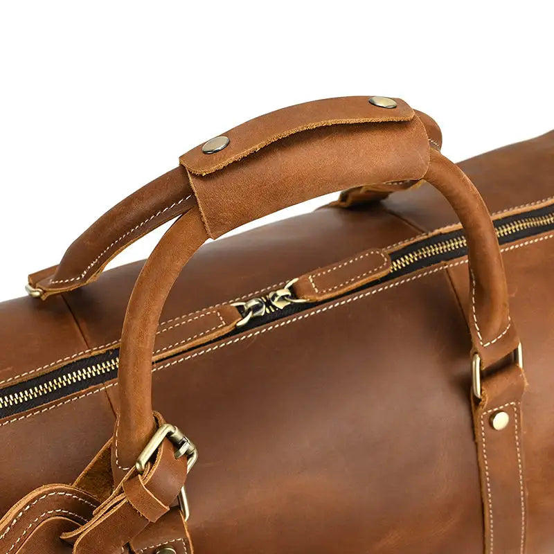 The Dagny Weekender | Large Leather Duffle Bag - The Tool Store