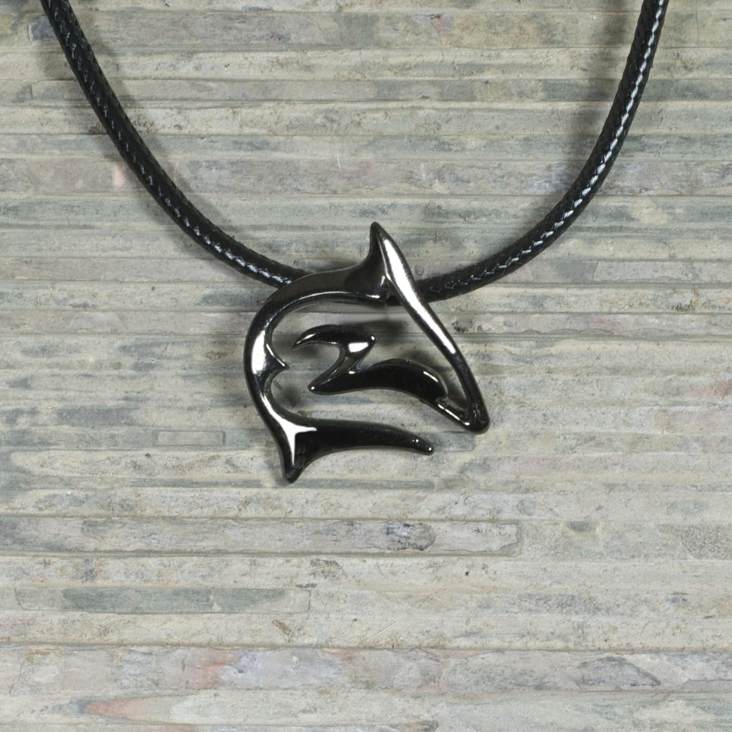 Shark Necklaces for Men and Women- Hematite Shark Pendant, Jet Black Shark Necklace, Hematite Necklaces, Gifts for Shark Lovers, Scuba Diving Gifts - The Tool Store