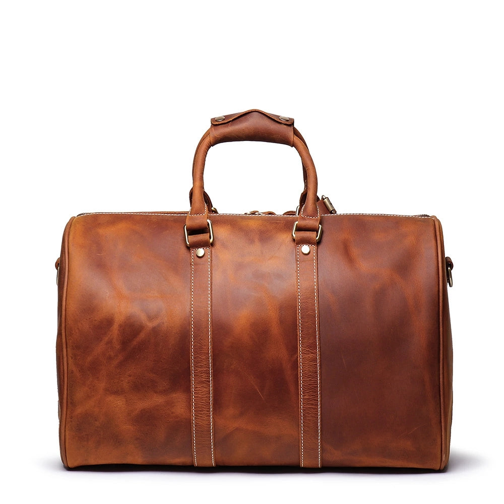 The Brandt Weekender | Small Leather Duffle Bag - The Tool Store