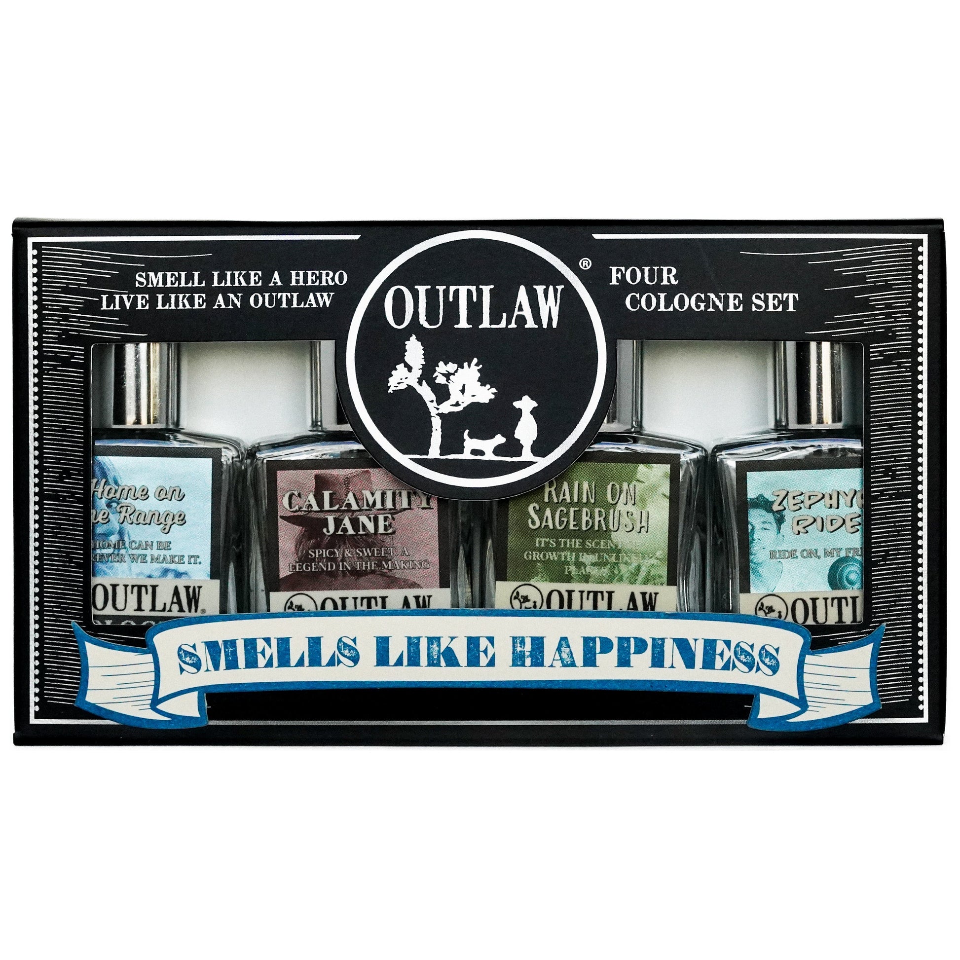 Outlaw Sample Cologne Set - A boxed set of 4 colognes to try - The Tool Store