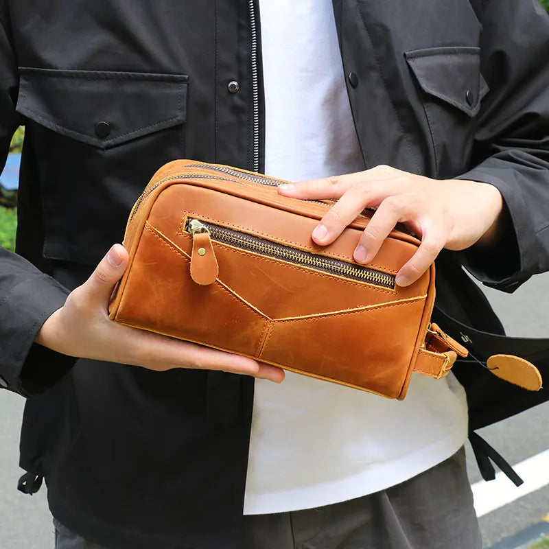 The Nomad Toiletry Bag | Genuine Leather Travel Toiletry Bag - The Tool Store