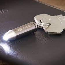 True Bulletlite Magnum Bullet Keyring Flashlight - The Tool Store