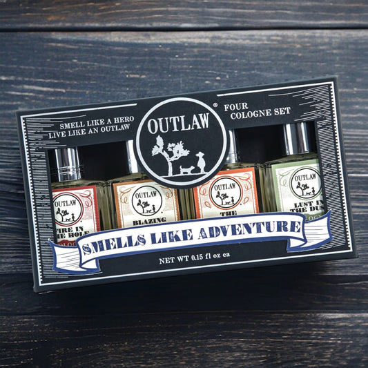 Outlaw Sample Cologne Set - A boxed set of 4 colognes to try - The Tool Store