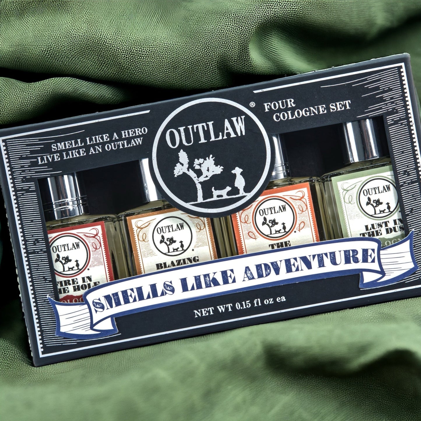 Outlaw Sample Cologne Set - A boxed set of 4 colognes to try - The Tool Store