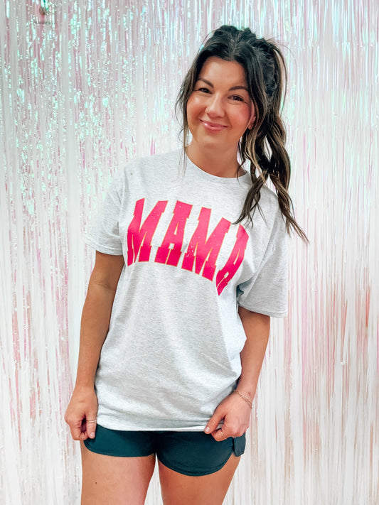 Distressed Mama Tee