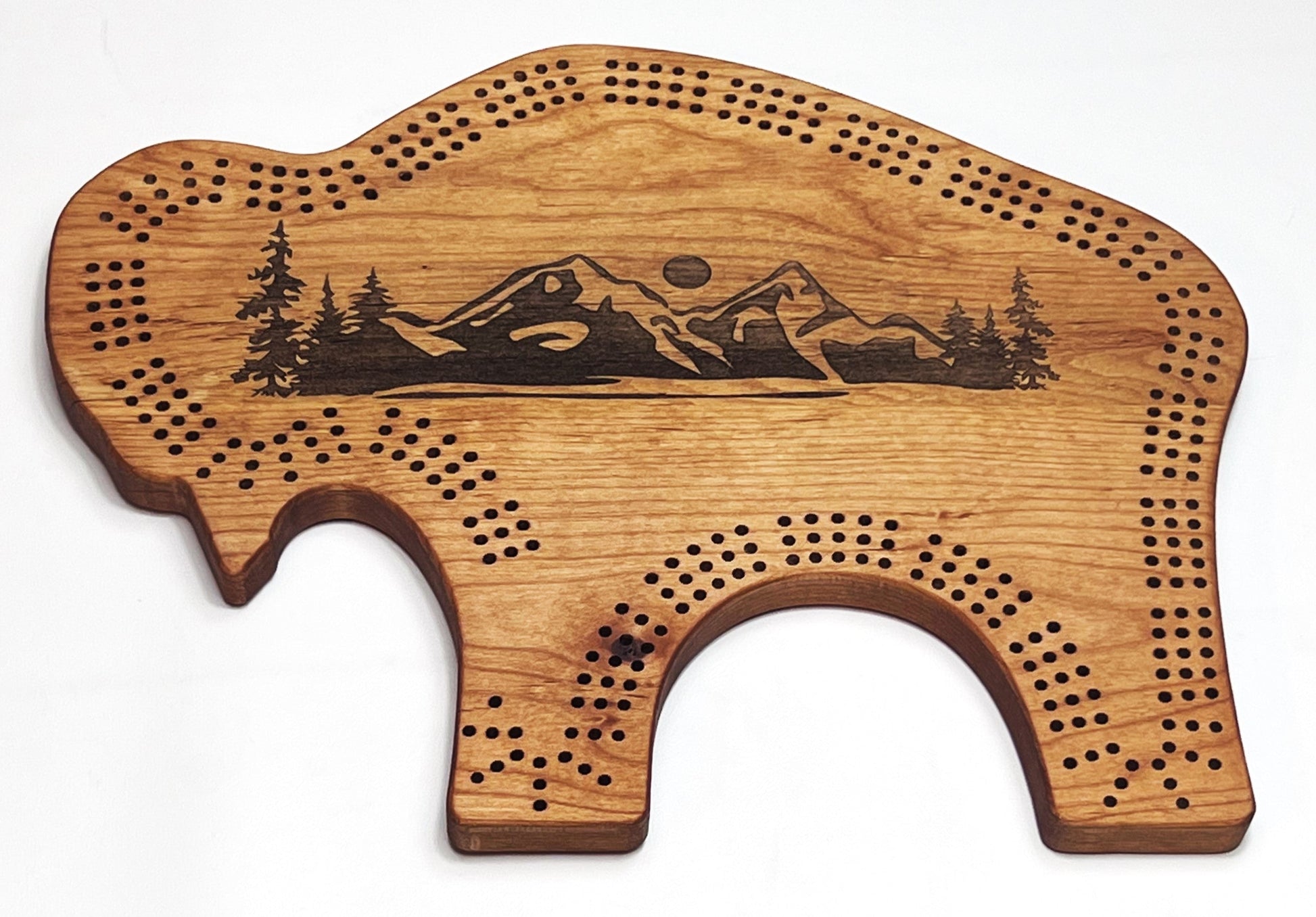 "Wilderness Majesty: The Bison Cribbage Board" - The Tool Store