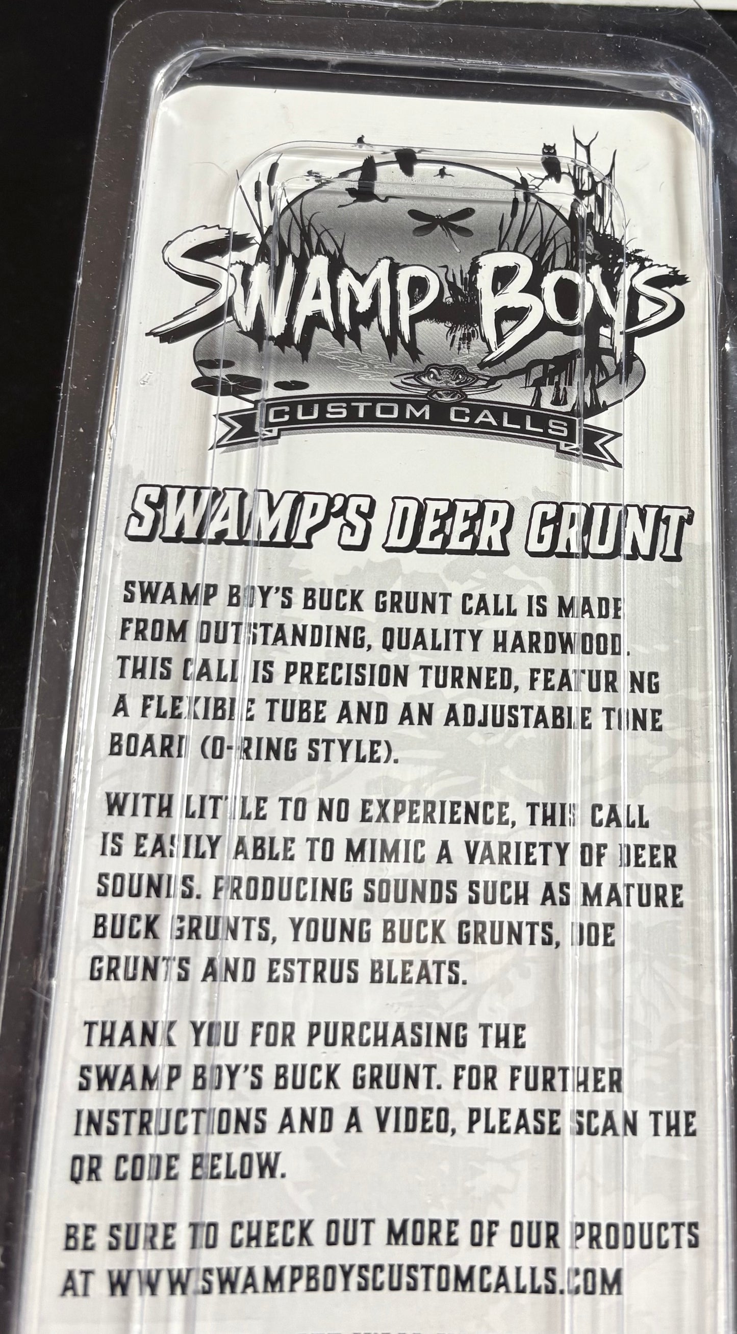 Swamp Boys Custom Calls- Swamp's Deer Grunt