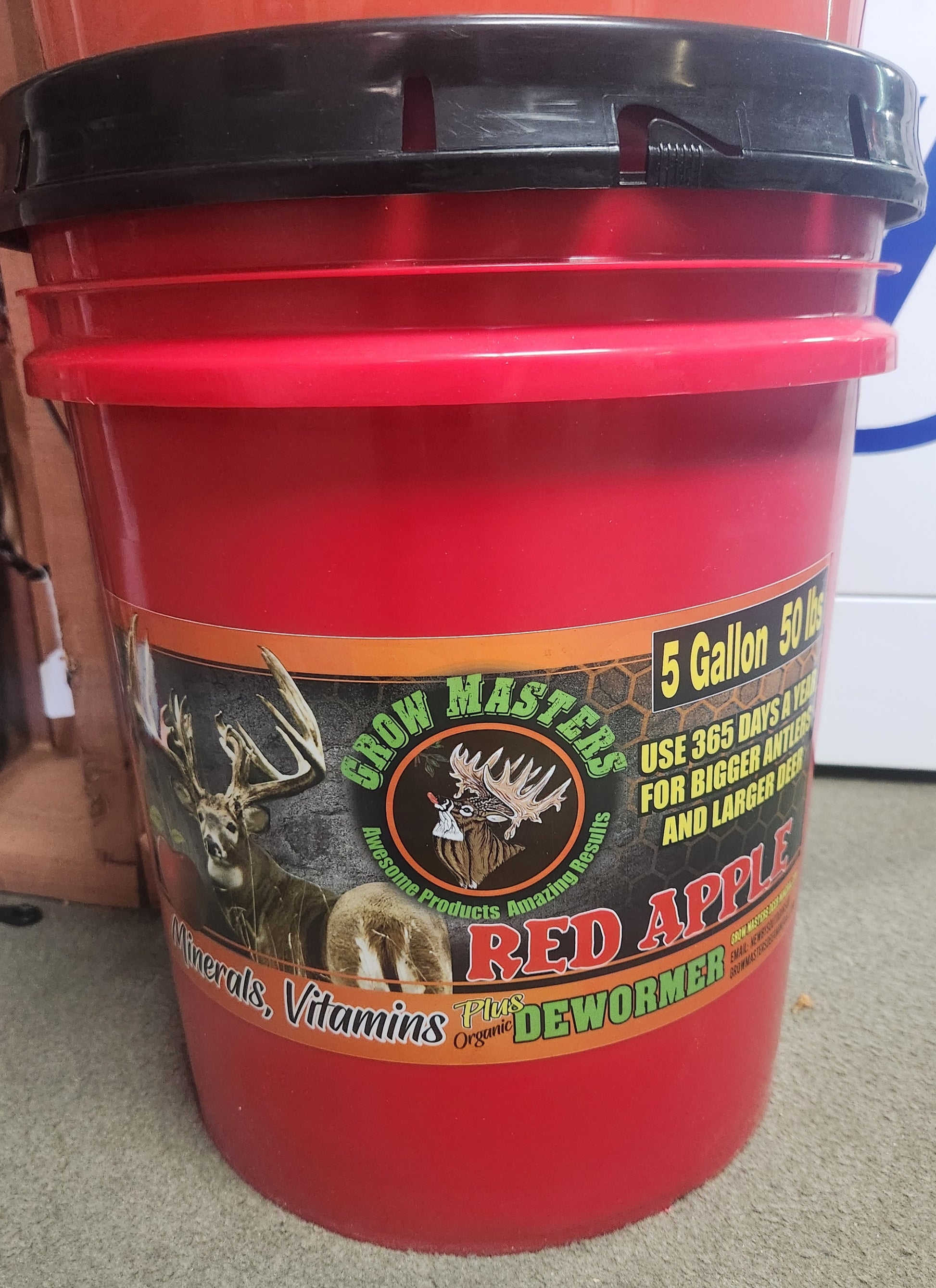 Grow Masters Deer Minerals/Dewormer 5 Gallon 50 Pound bucket - The Tool Store