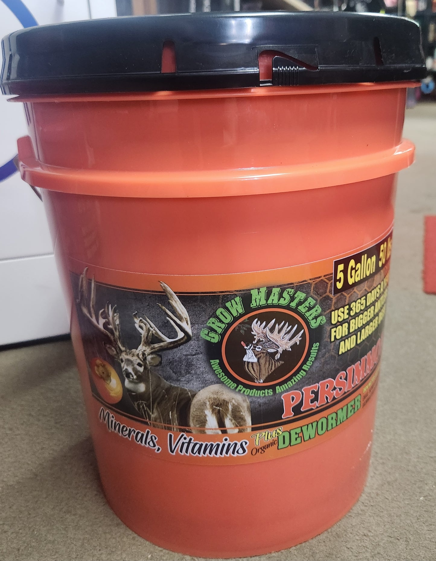 Grow Masters Deer Minerals/Dewormer 5 Gallon 50 Pound bucket - The Tool Store