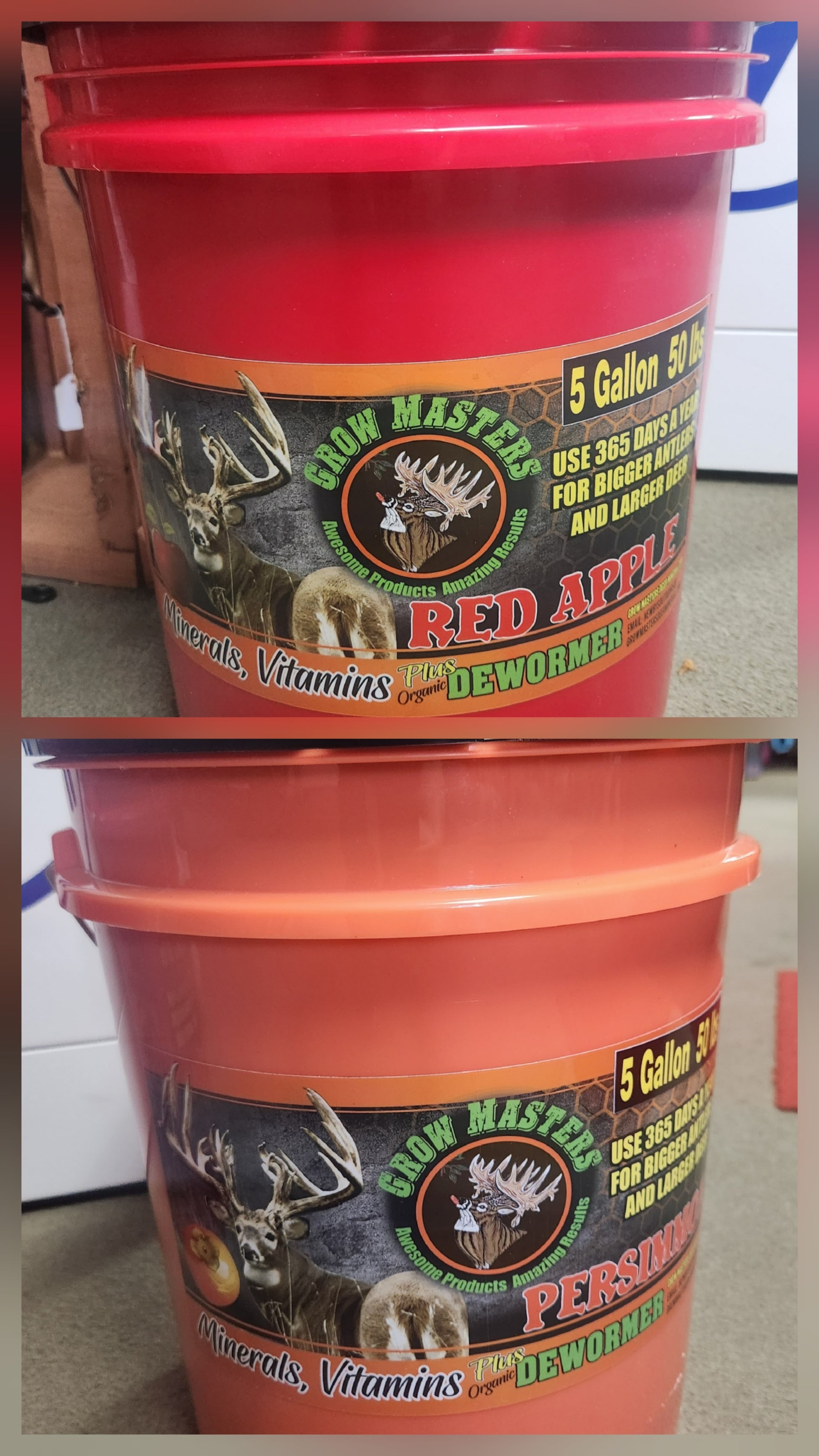 Grow Masters Deer Minerals/Dewormer 5 Gallon 50 Pound bucket - The Tool Store