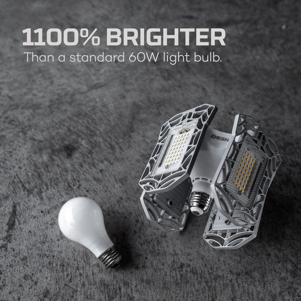 NEBO HIGH BRIGHT 9000 GARAGE LIGHT - The Tool Store