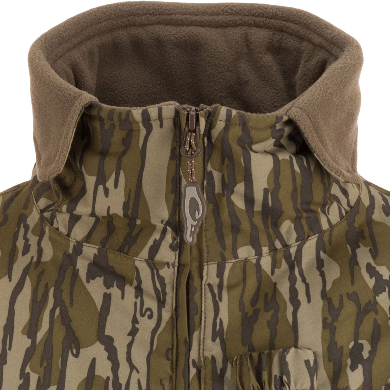 Drake Waterfowl MST Waterproof Fleece-Lined Quarter Zip Jacket Bottomland - The Tool Store