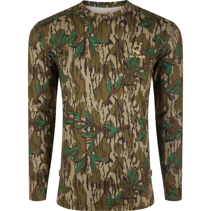 Ol’Tom Performance Crew Camo Print LS - The Tool Store