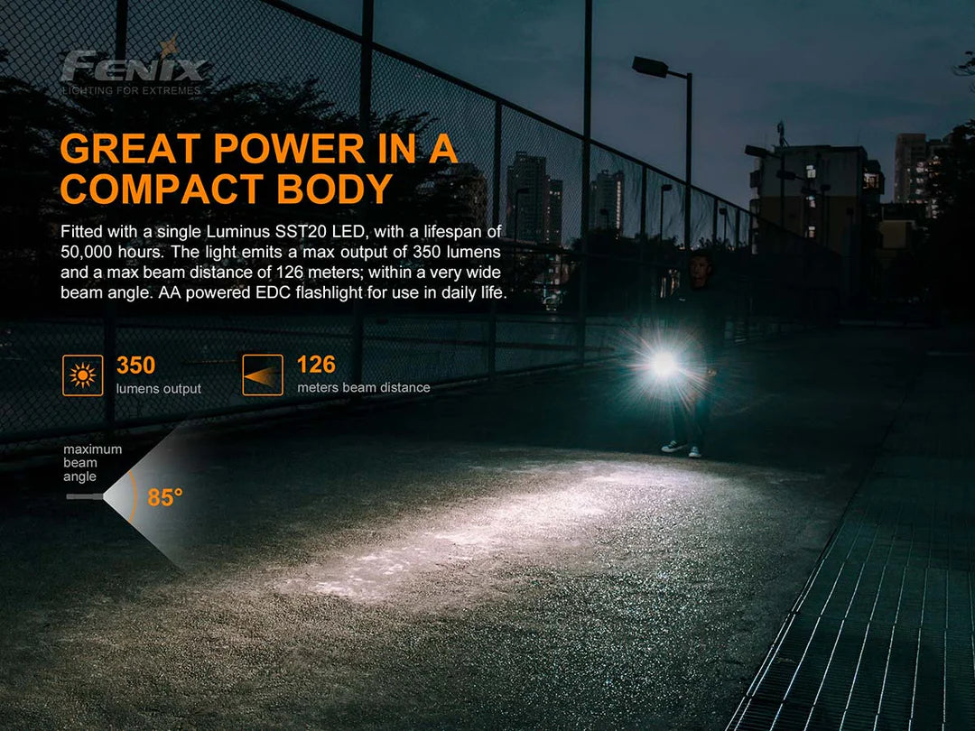 Fenix E20 V2.0 Flashlight - The Tool Store