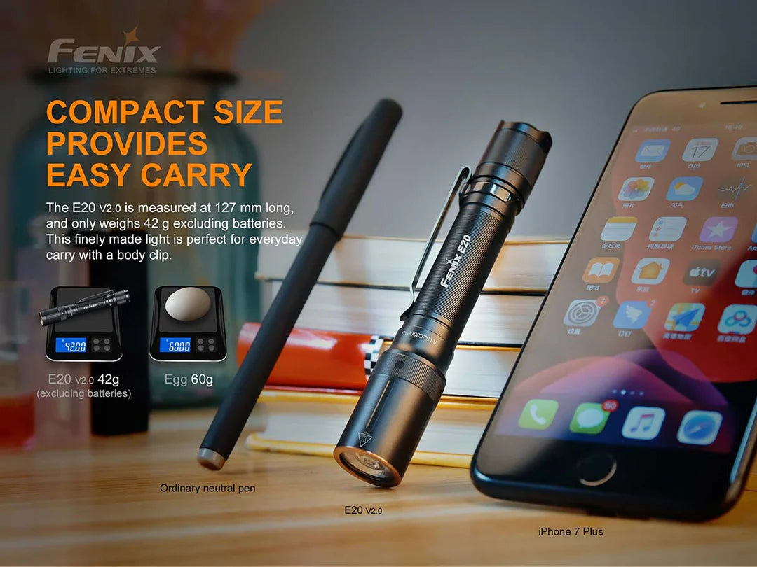 Fenix E20 V2.0 Flashlight - The Tool Store