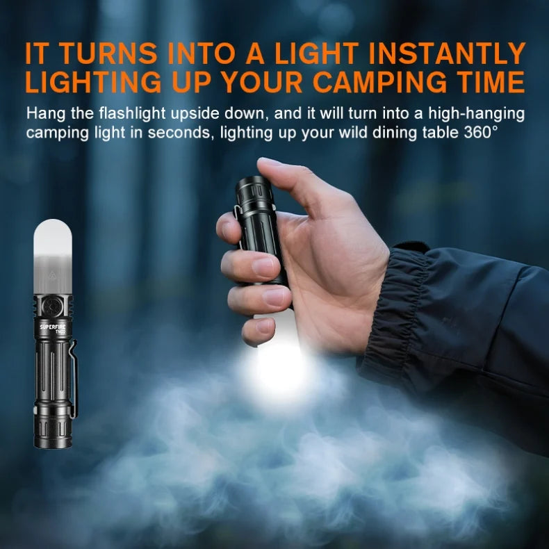 SUPERFIRE TN02 Magnetic EDC flashlight high-performance - The Tool Store