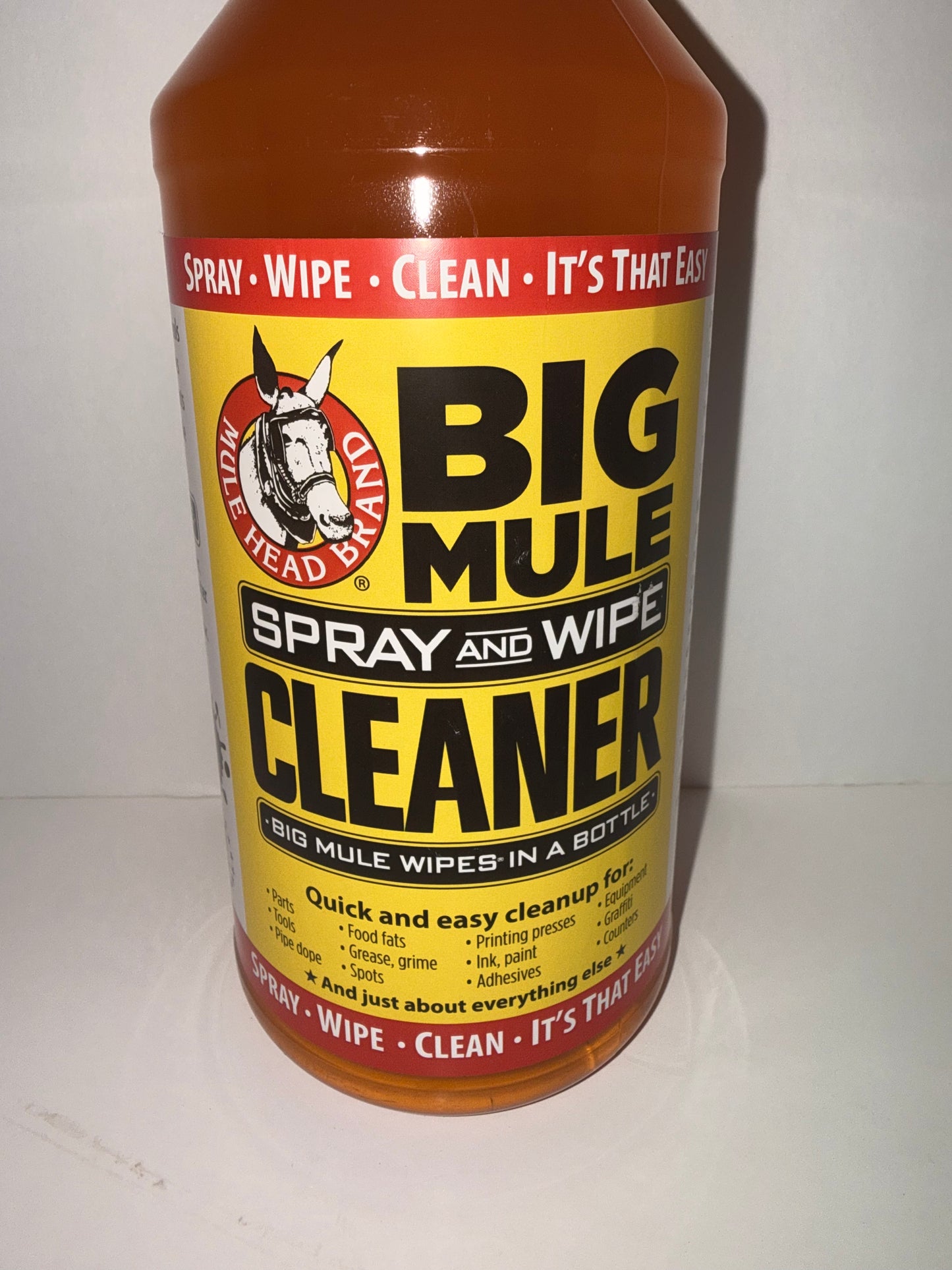 Mule Head Big Mule Spray and Wipe  Bottle Spray - 1qt