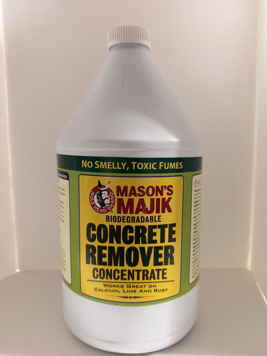 Mule Head Mason’s Majik Biodegradable Concrete Remover Concentrate - 1 Gallon