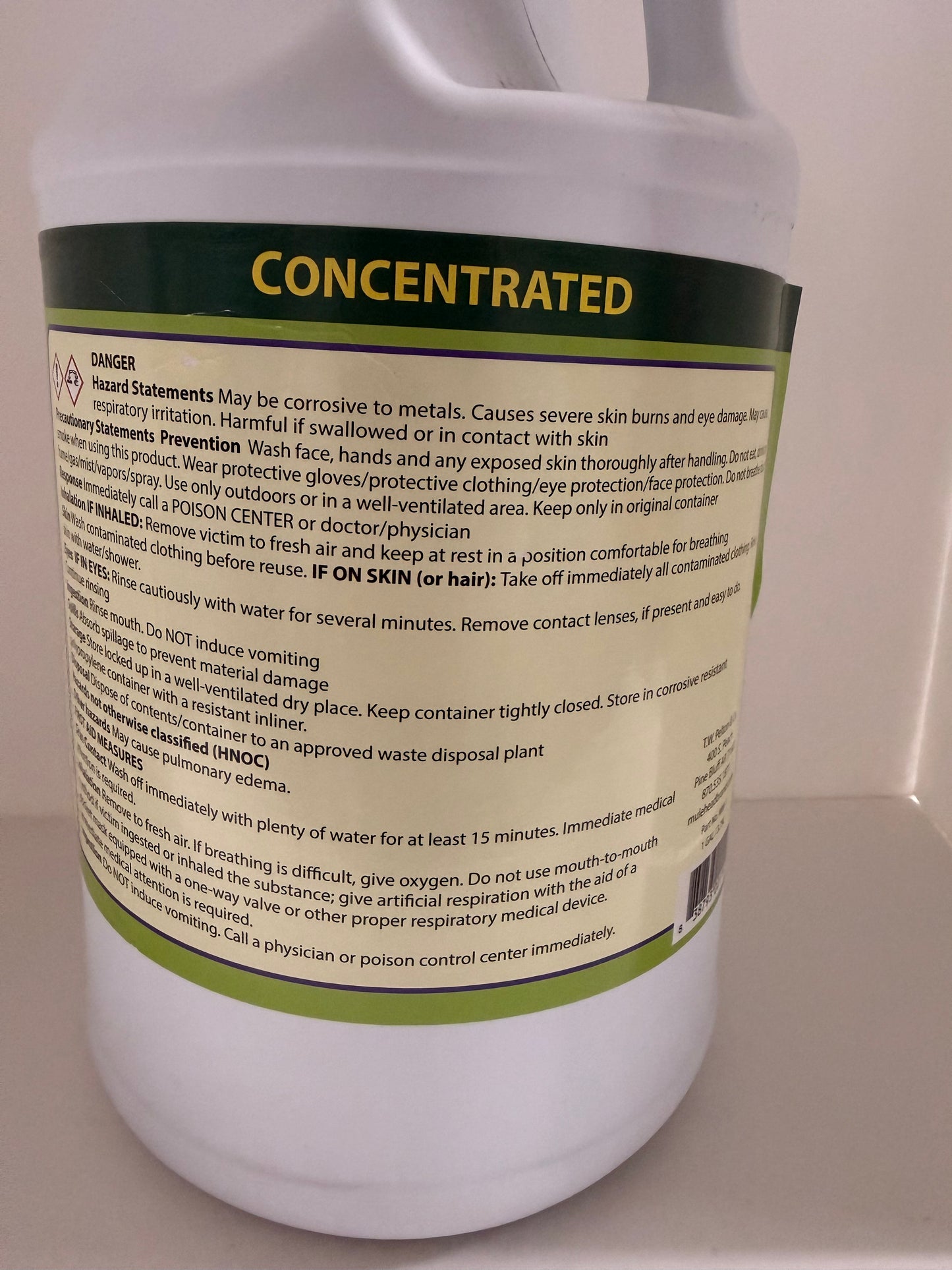 Mule Head Mason’s Majik Biodegradable Concrete Remover Concentrate - 1 Gallon